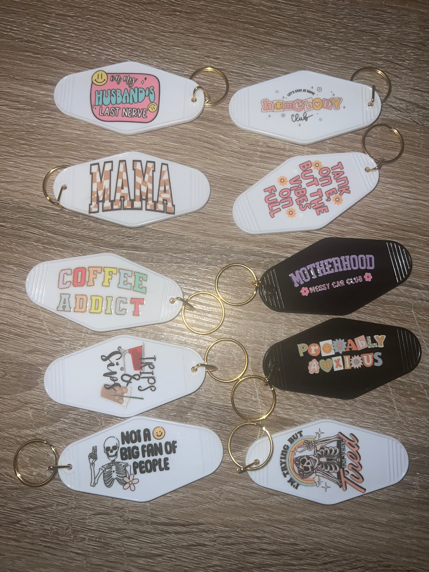 Motel Keychains